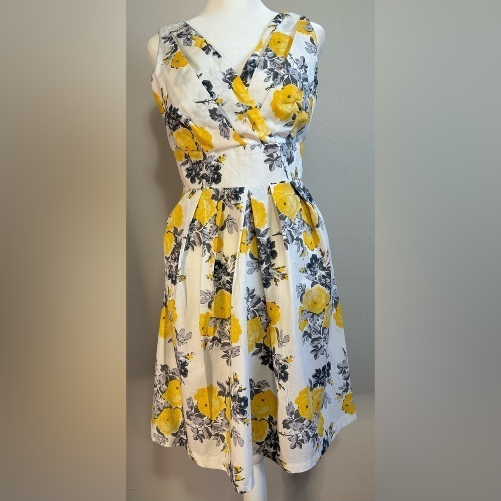 Corey P Women’s Floral Fit & Flare Spring Summer Dress Size 6